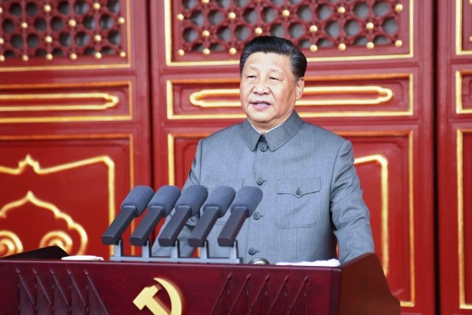 Was the Emperor Xi Jinping wearing new clothes at the Centenary celebrations?
